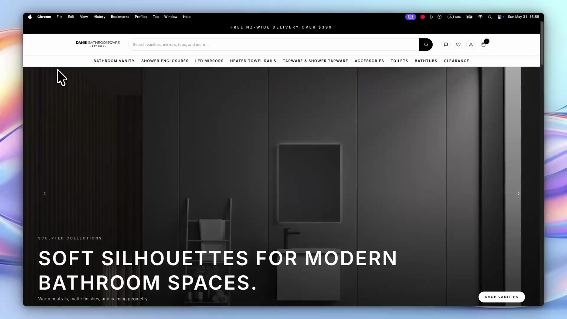 E-commerce website redesign project preview